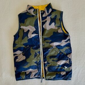 Mini Boden Reversible Puffer Vest